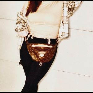 Plaid oversized jacket BEIGE